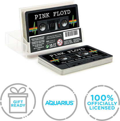 Aquarius Pink Floyd DSOM Cassette Playing Cards -Pink Floyd Themed Deck of Cards for Your Favorite Card Games - Officially Licensed Pink Floyd Merchandise & Collectibles 2.3 x 4.3
