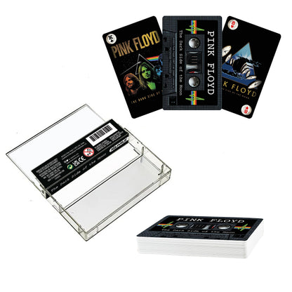 Aquarius Pink Floyd DSOM Cassette Playing Cards -Pink Floyd Themed Deck of Cards for Your Favorite Card Games - Officially Licensed Pink Floyd Merchandise & Collectibles 2.3 x 4.3