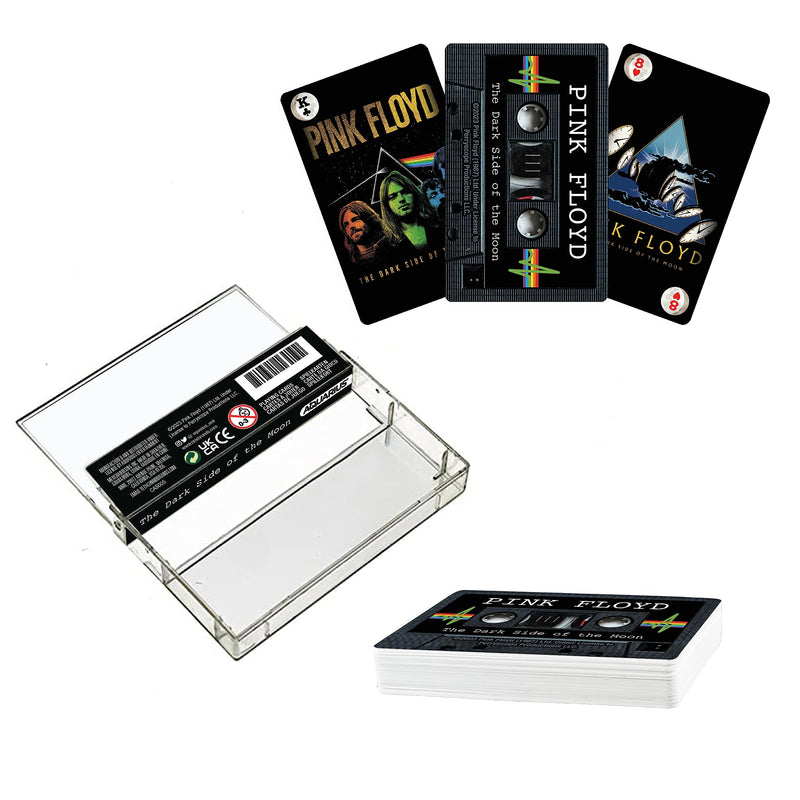 Aquarius Pink Floyd DSOM Cassette Playing Cards -Pink Floyd Themed Deck of Cards for Your Favorite Card Games - Officially Licensed Pink Floyd Merchandise & Collectibles 2.3 x 4.3