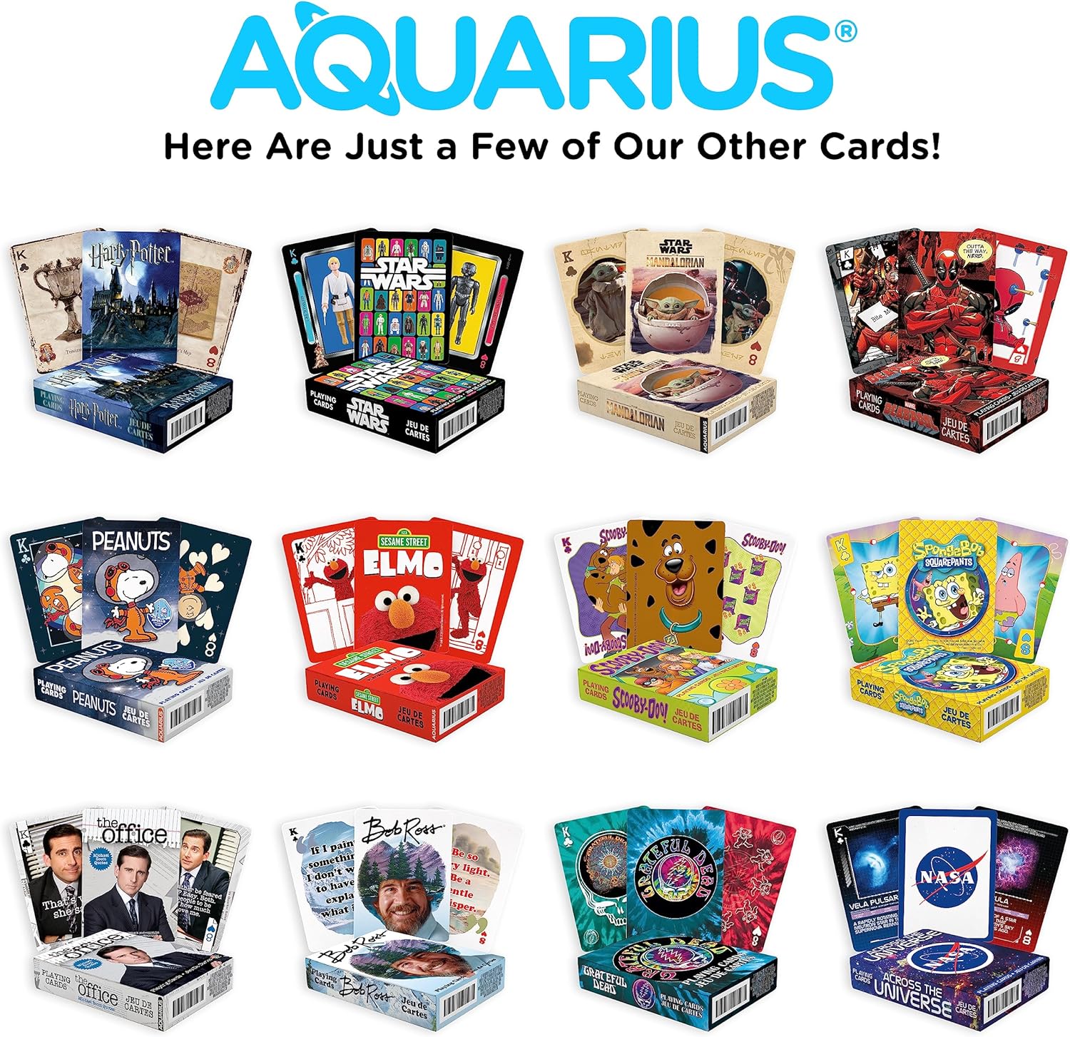 Aquarius David Bowie Cassette Premium Playing Cards -David Bowie Themed Deck of Cards for Your Favorite Card Games - Officially Licensed David Bowie Merchandise & Collectibles