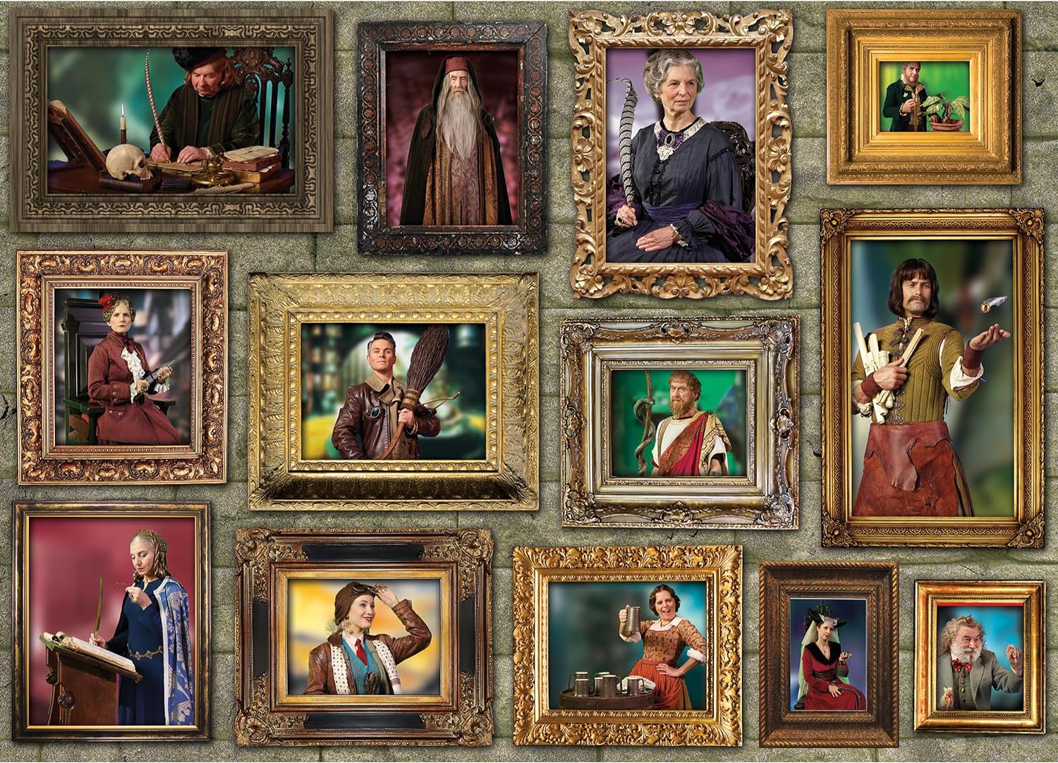 AQUARIUS Harry Potter Witches & Wizards - Rompecabezas de 1000 piezas (rompecabezas de 1000 piezas), sin reflejos, ajuste de precisión, mercancía y coleccionables con licencia oficial de Harry Potter