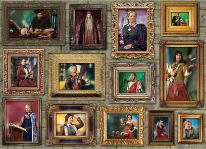 AQUARIUS Harry Potter Witches & Wizards - Rompecabezas de 1000 piezas (rompecabezas de 1000 piezas), sin reflejos, ajuste de precisión, mercancía y coleccionables con licencia oficial de Harry Potter