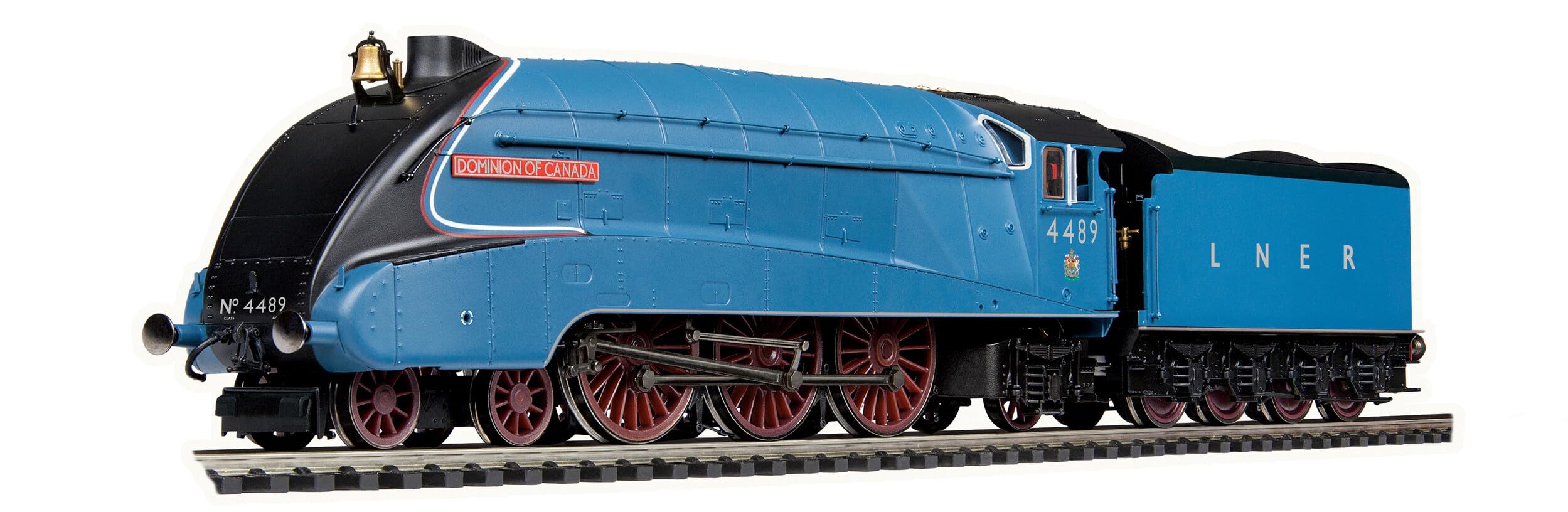 Hornby R30262 Dublo: LNER, A4-Klasse, 4-6-2, 4489 Dominion of Canada: Great Gathering 10th Anniversary - Era 10 - Limited Edition Lokomotiven Sir Nigel Gresley Modelleisenbahn