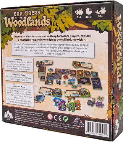 Giga Mech Games Explorers of The Woodlands - One to Four Heroes Explore a Mystical Forest and Try to Defeat The Evil Lurking in! (14+