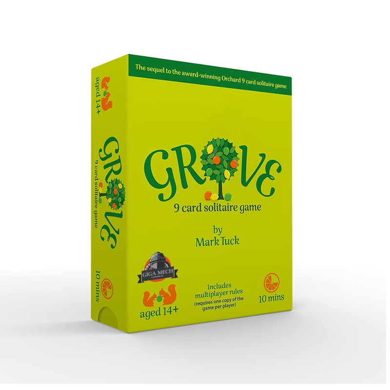 Giga Mech Games Grove: A 9 Card Solitaire Game (Grow Your Fruit Grove with The Help, or hindrance, of a Cheeky Squirrel