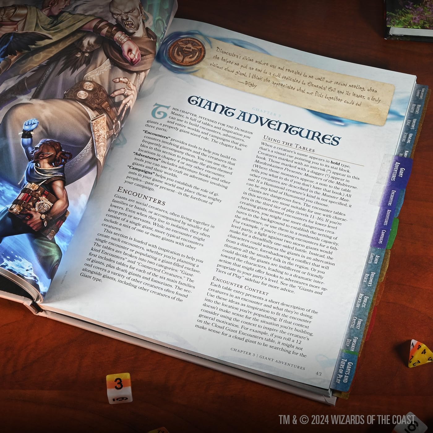 D&D Book Tabs: Bigby Presents: Glory of The Giants