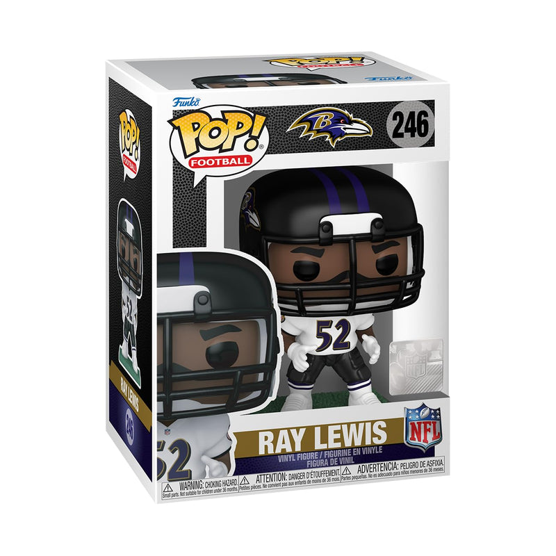 Funko Pop! NFL Legends: Ravens - Ray Lewis - Figura de Vinilo Coleccionable - Idea de Regalo- Mercancia Oficial - Juguetes para Niños y Adultos - Sports Fans - Muñeco para Coleccionistas y Exposición