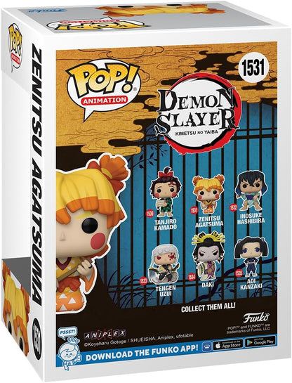 Funko POP! Animation: Demon Slayer - Zenitsu Agatsuma - (Kimono) - Collectable Vinyl Figure - Gift Idea - Official Merchandise - Toys for Kids & Adults - Anime Fans - Model Figure for Collectors