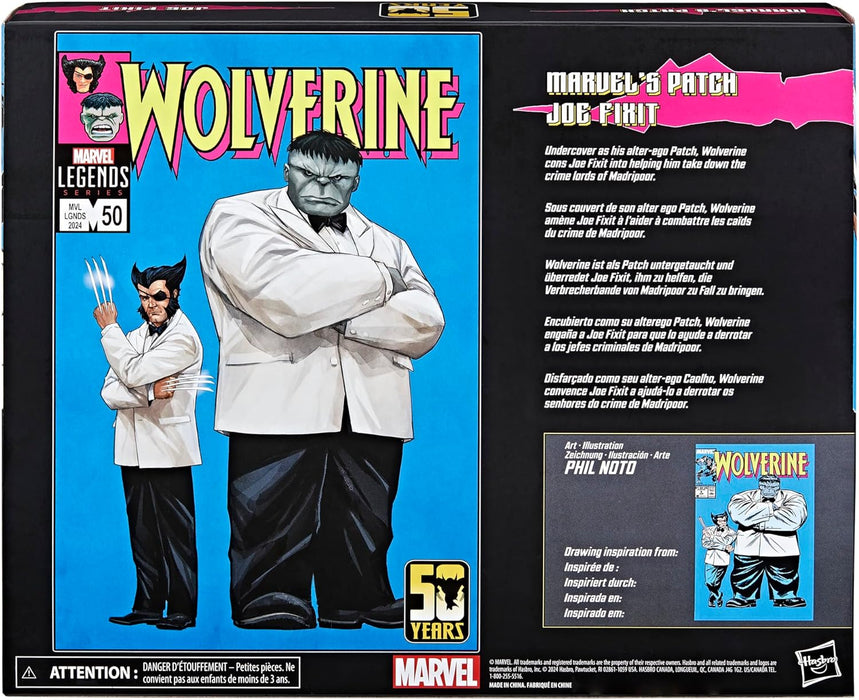 Marvel Legends Series Marvel's Patch and Joe Fixit, Wolverine Action Figures