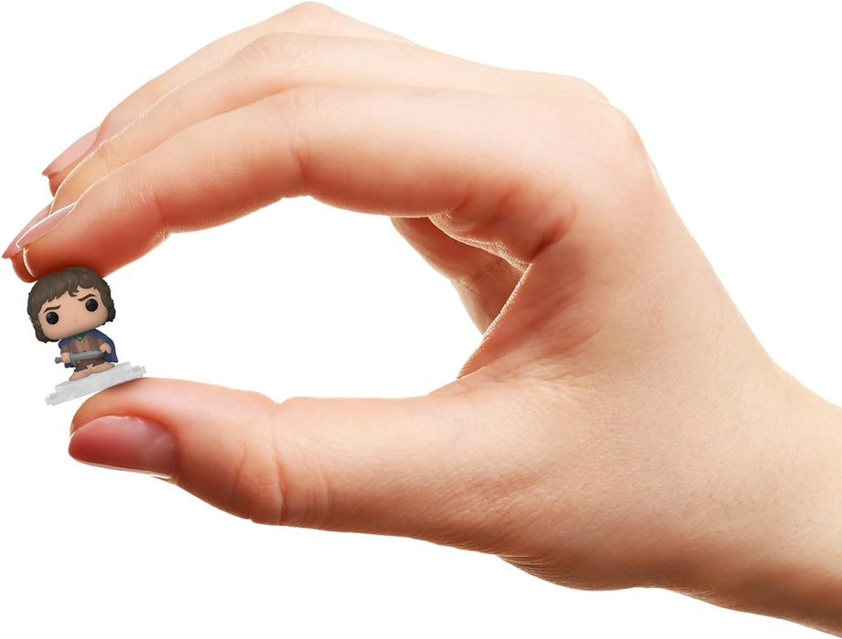 Funko Bitty Pop!: Lord of The Rings Mini Collectible Toys 4-Pack - Frodo Baggins, Gandalf, Gollum, & Mystery Chase Figure (Styles May Vary