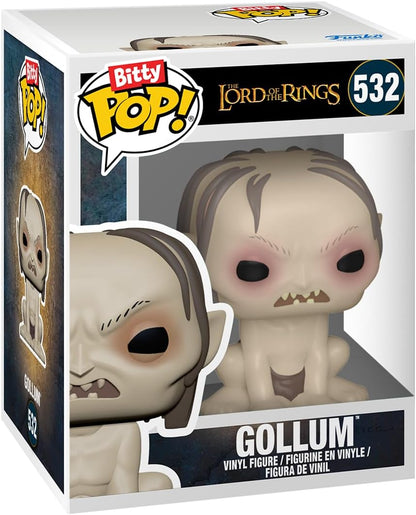 Funko Bitty Pop! Lord Of the Rings - Frodo 4PK and A Surprise Mystery Mini Figure - 0.9 Inch (2.2 Cm) - Lord Of the Rings Collectable - Stackable Display Shelf Included - Gift Idea
