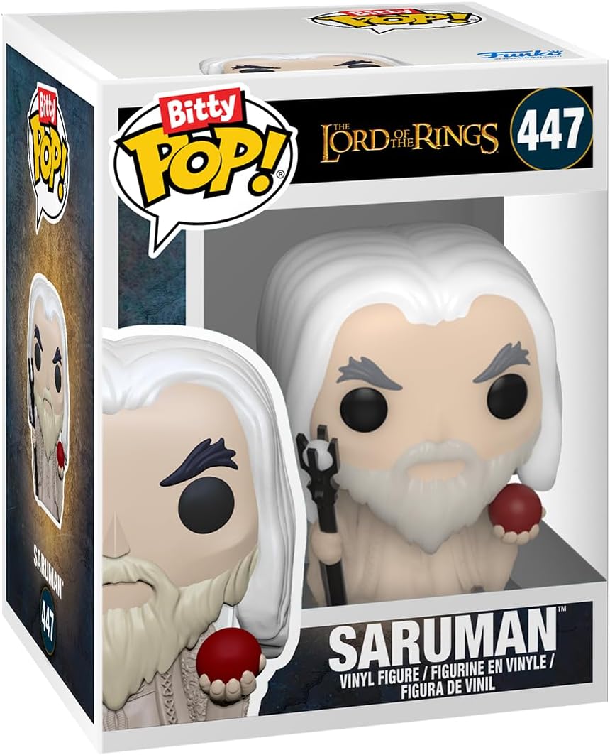 Funko Bitty Pop! Lord Of the Rings - Galadriel 4PK and A Surprise Mystery Mini Figure - 0.9 Inch (2.2 Cm) - Lord Of the Rings Collectable - Stackable Display Shelf Included - Gift Idea