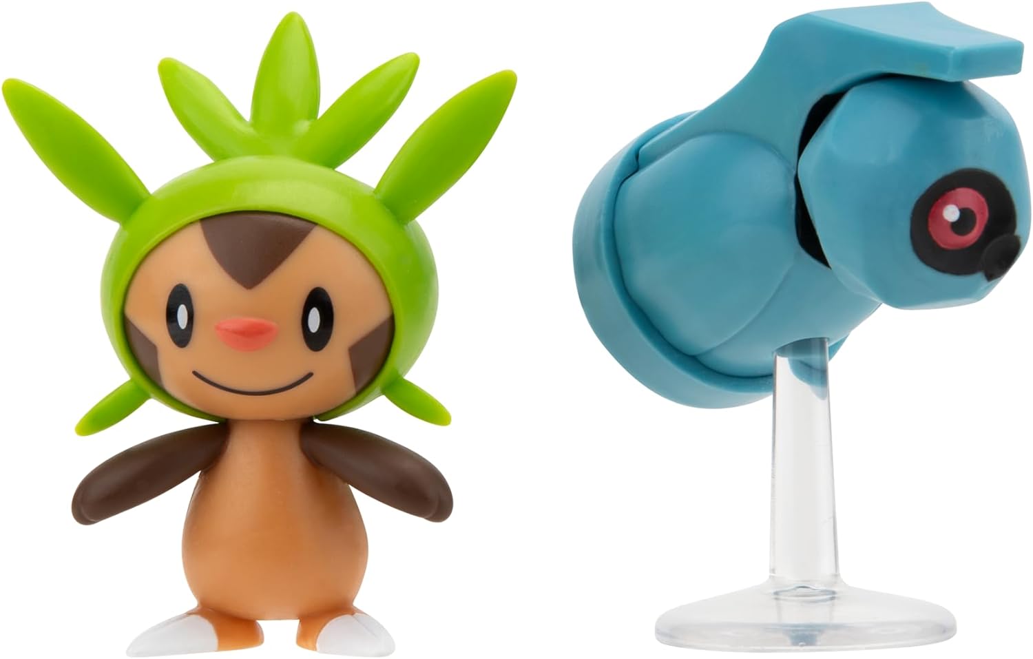 POKEMON BATTLE FIGURE CHESPIN AND BELDUM
