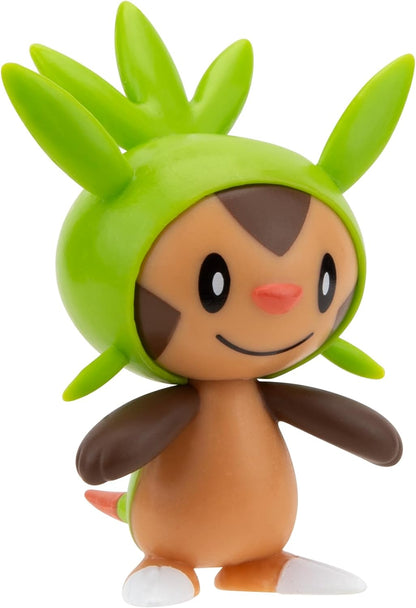 POKEMON BATTLE FIGURE CHESPIN AND BELDUM
