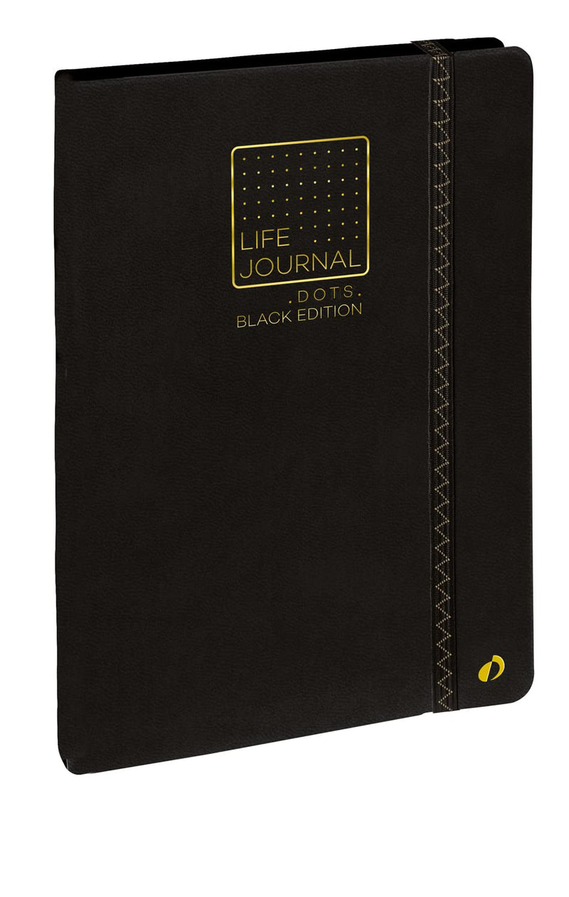 Life Journal 21 Dot Black. Papier schwarz: Der persöhnlicher Kalender
