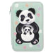 Depesche TOPModel 12786 Triple Pencil Case Appliqué Wild, pink, Pencil case