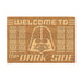 STAR WARS Welcome to The Darkside Embossed Door Mat (40cm x 60cm x 1.5cm) (Natural
