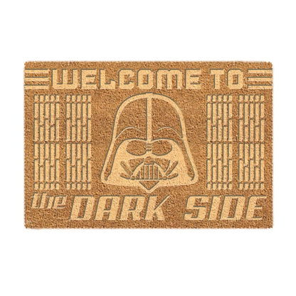 STAR WARS Welcome to The Darkside Embossed Door Mat (40cm x 60cm x 1.5cm) (Natural