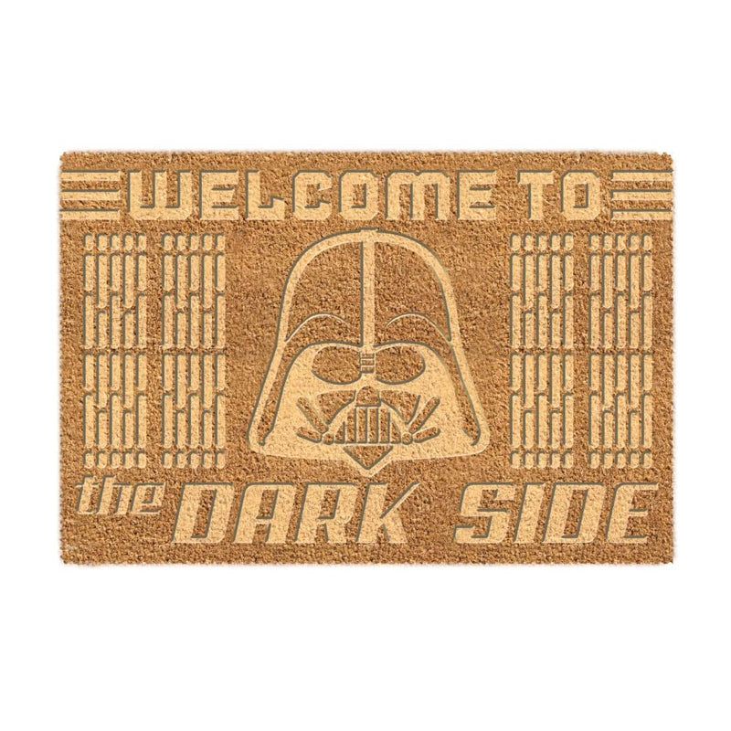 STAR WARS Welcome to The Darkside Embossed Door Mat (40cm x 60cm x 1.5cm) (Natural