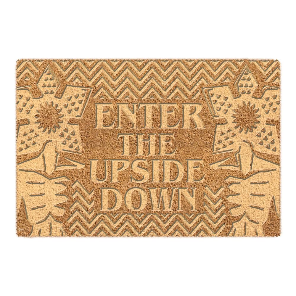 Pyramid Stranger Things Enter the Upside Down Embossed Doormat