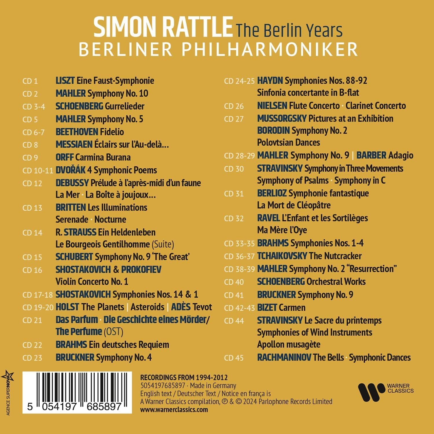 Simon Rattle: The Berlin Years