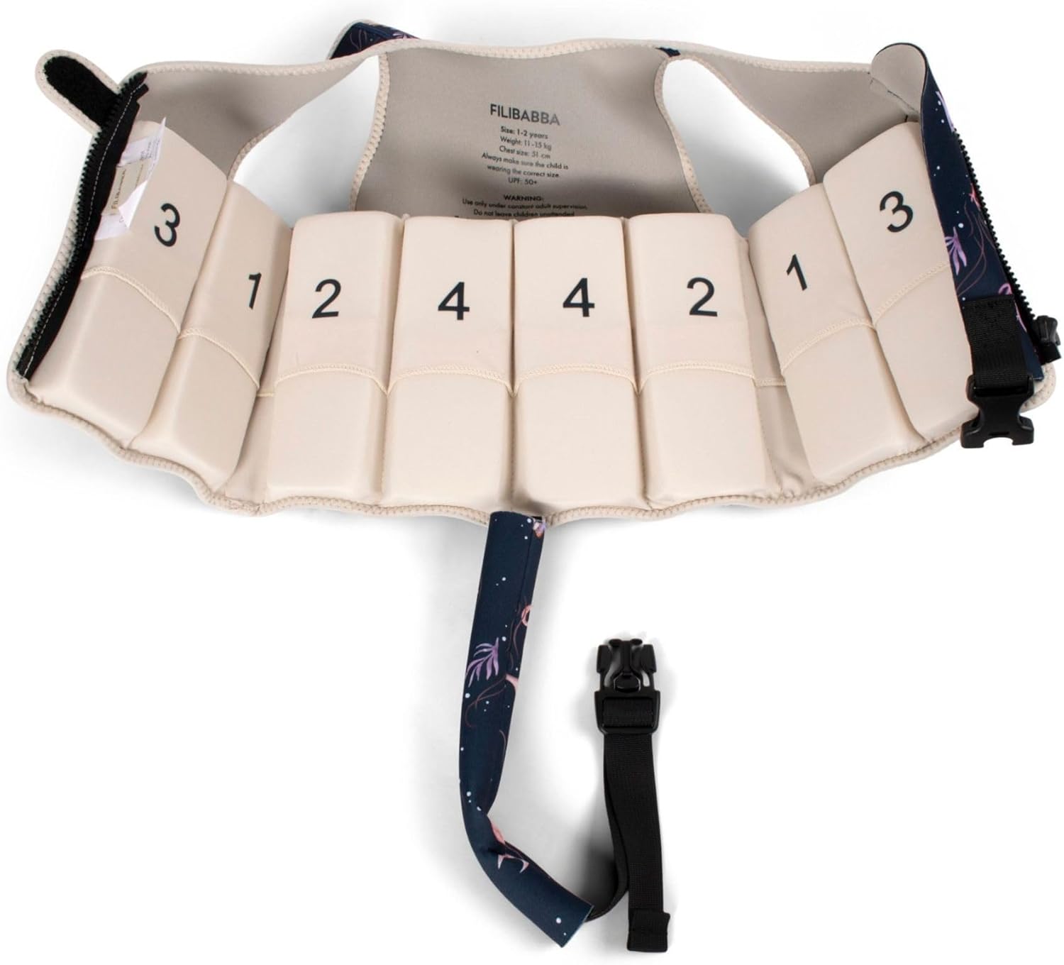 Gilet de natation - Rainbow Reef - 3/4 ans - Filibabba