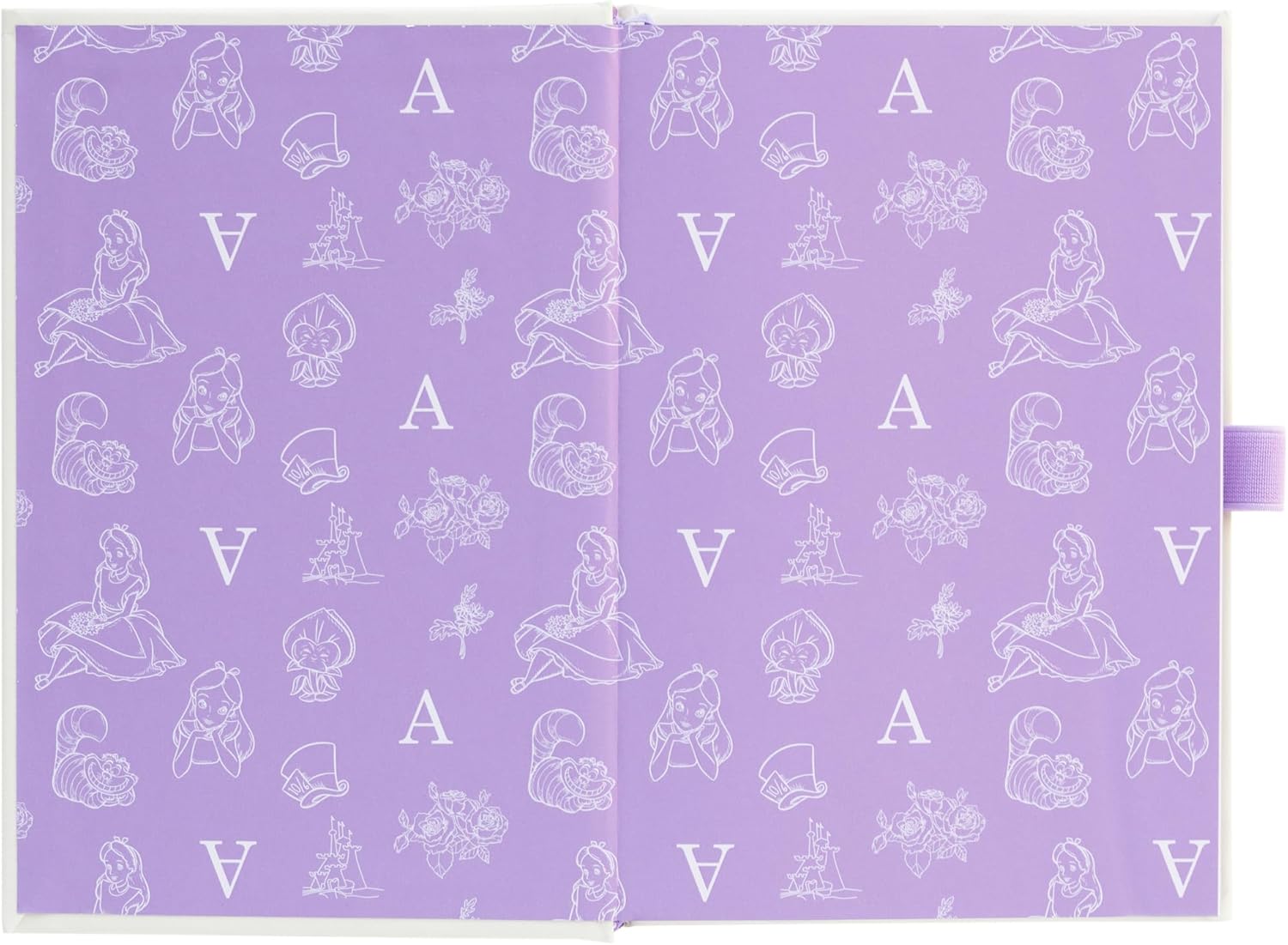 Grupo Erik Disney Alice In Wonderland Premium A5 Notebook With Pen | Notebooks A5 | Notepads A5 | A5 Notepad | Blank Notebook | Plain Notebook | Sketchbook A5 | Alice In Wonderland Gifts