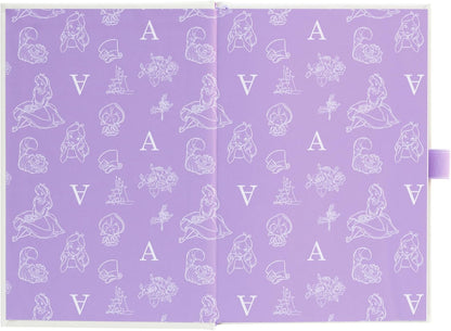 Grupo Erik Disney Alice In Wonderland Premium A5 Notebook With Pen | Notebooks A5 | Notepads A5 | A5 Notepad | Blank Notebook | Plain Notebook | Sketchbook A5 | Alice In Wonderland Gifts