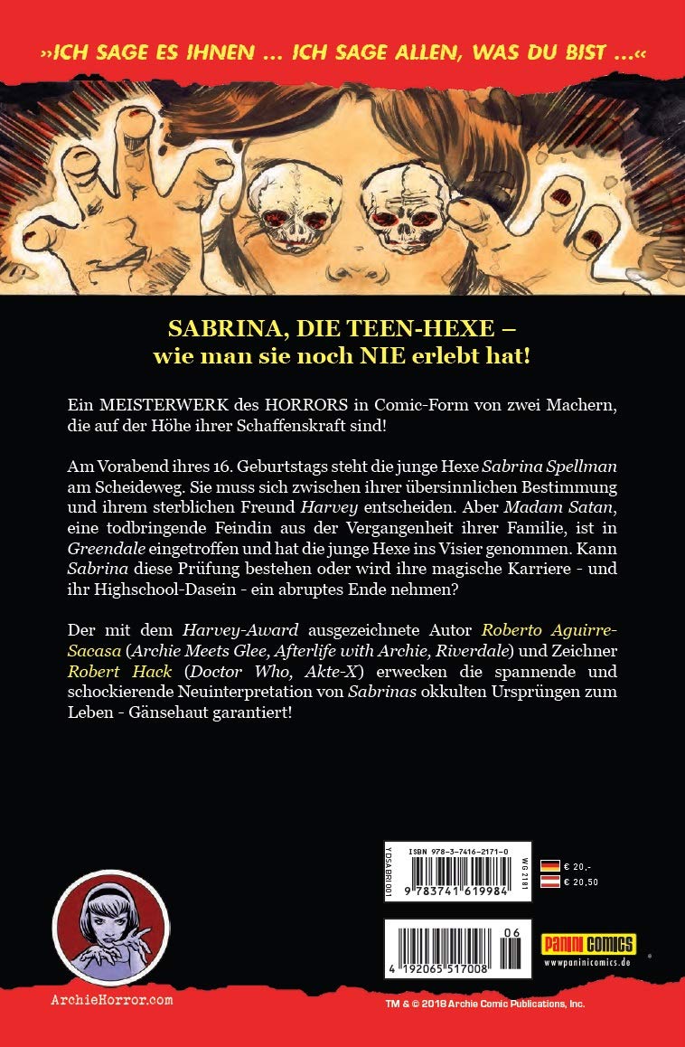Chilling Adventures of Sabrina: Bd. 1: Schule, Tod und Teufel