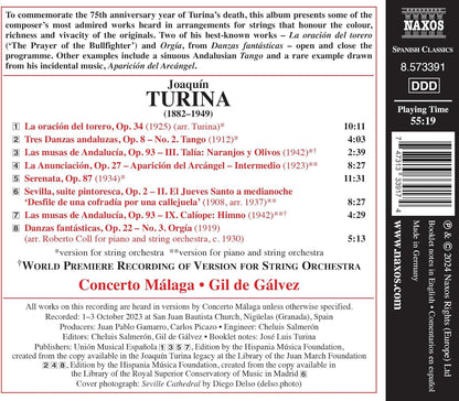 Turina: Works for Strings: La Oración Del Torero/Tango/Orgia