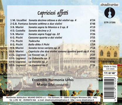 Marco Silvi/Ensemble Harmonia Urbis - Capriciosi Affetti