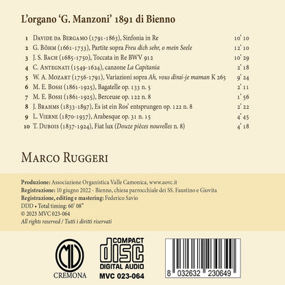 L'organo Manzoni 1891 di Bienno
