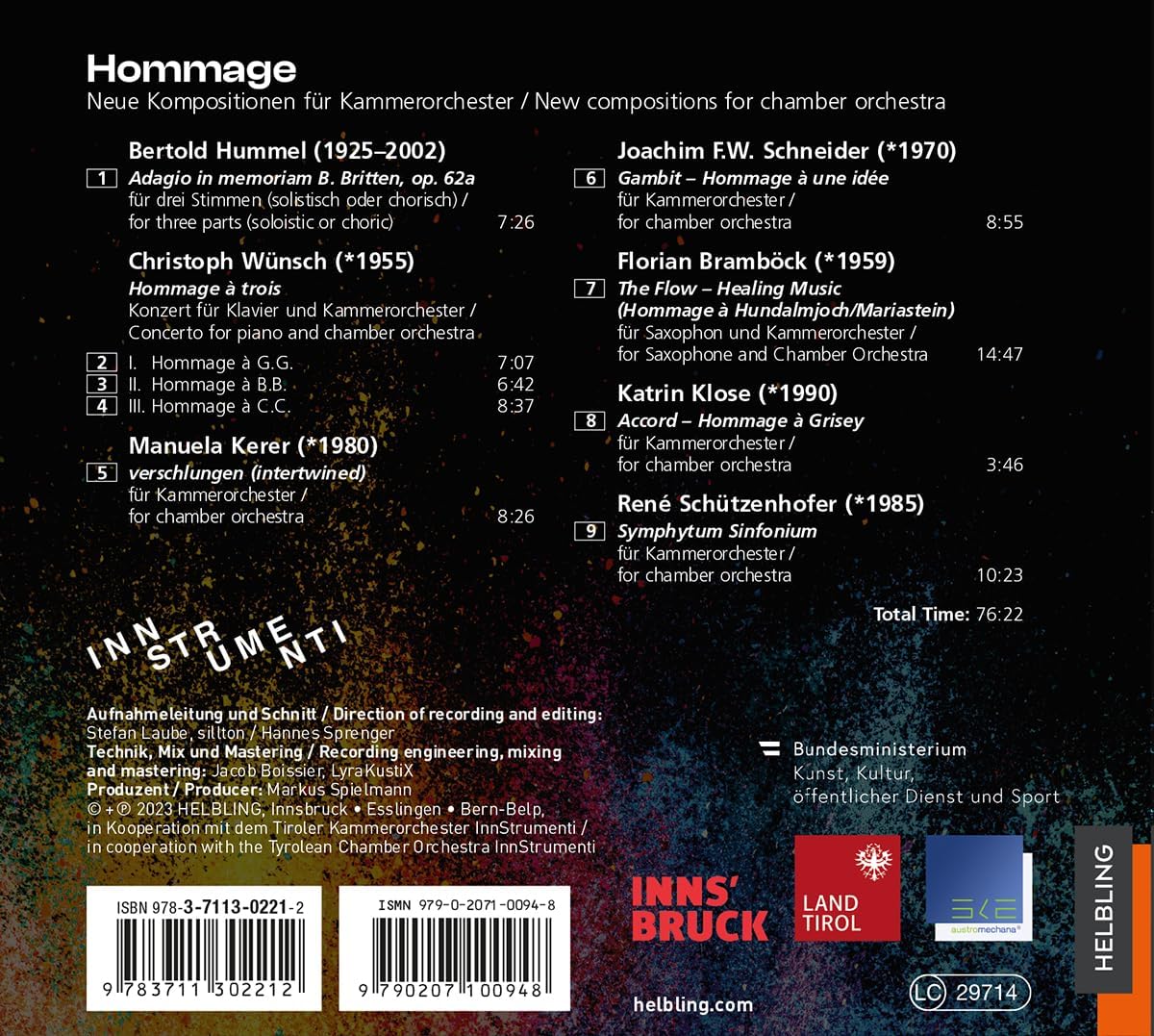 Sammer,Gerhard/Tiroler Kammerorchester Innstrumen - Hommage
