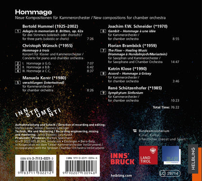 Sammer,Gerhard/Tiroler Kammerorchester Innstrumen - Hommage