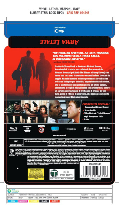 ARMA LETALE Steelbook (BS)