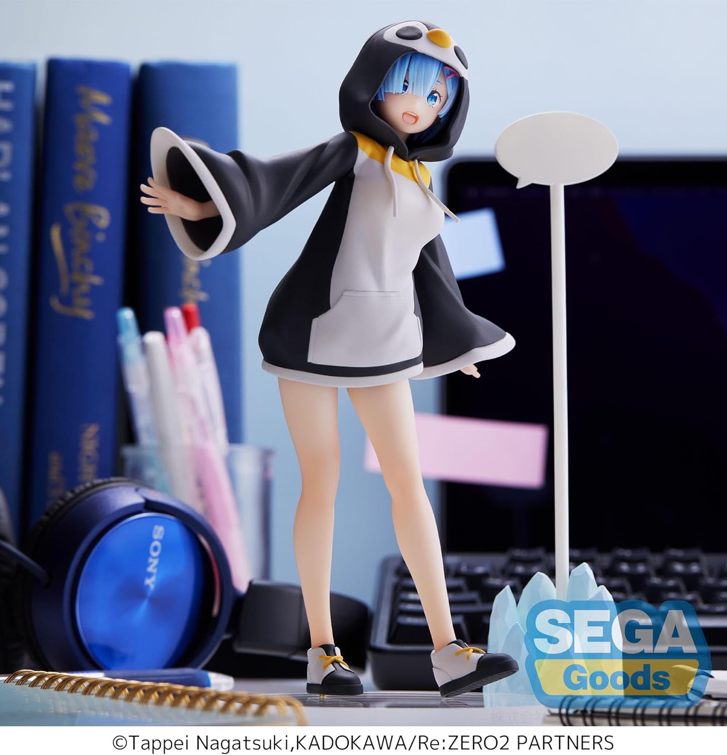Re:Zero Starting Life in Another World statuette PVC Rem Kotoriasobi blue (re-run) 20 cm