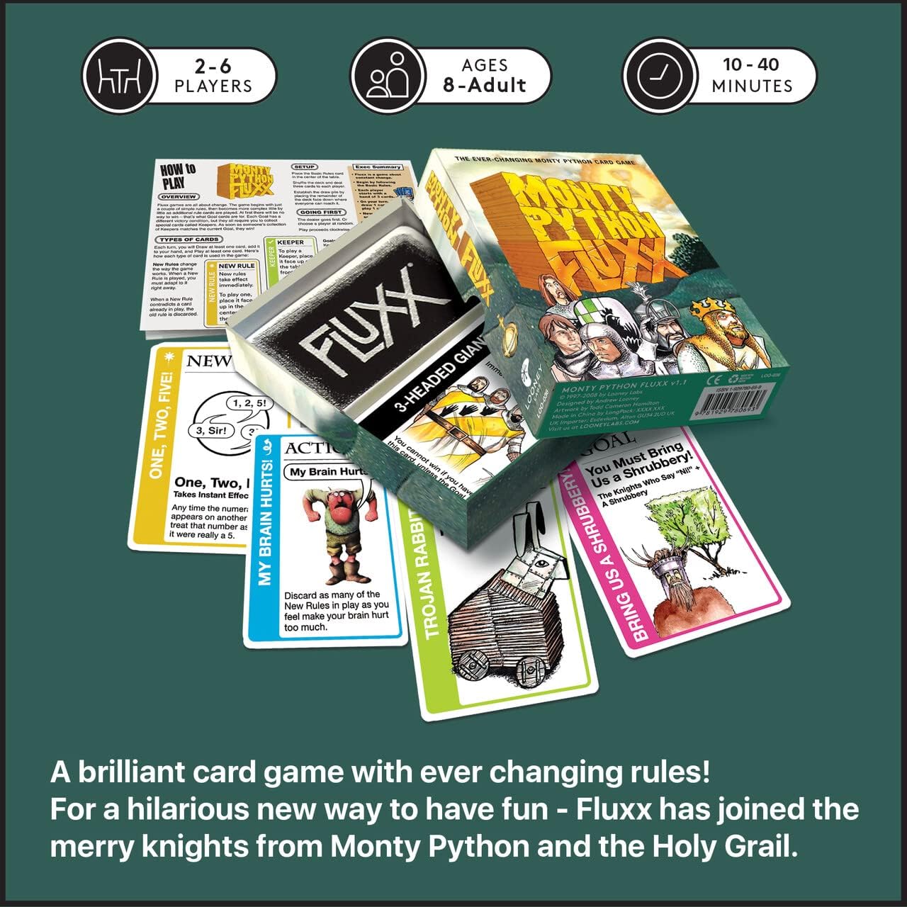 Monty Python Fluxx Card Game