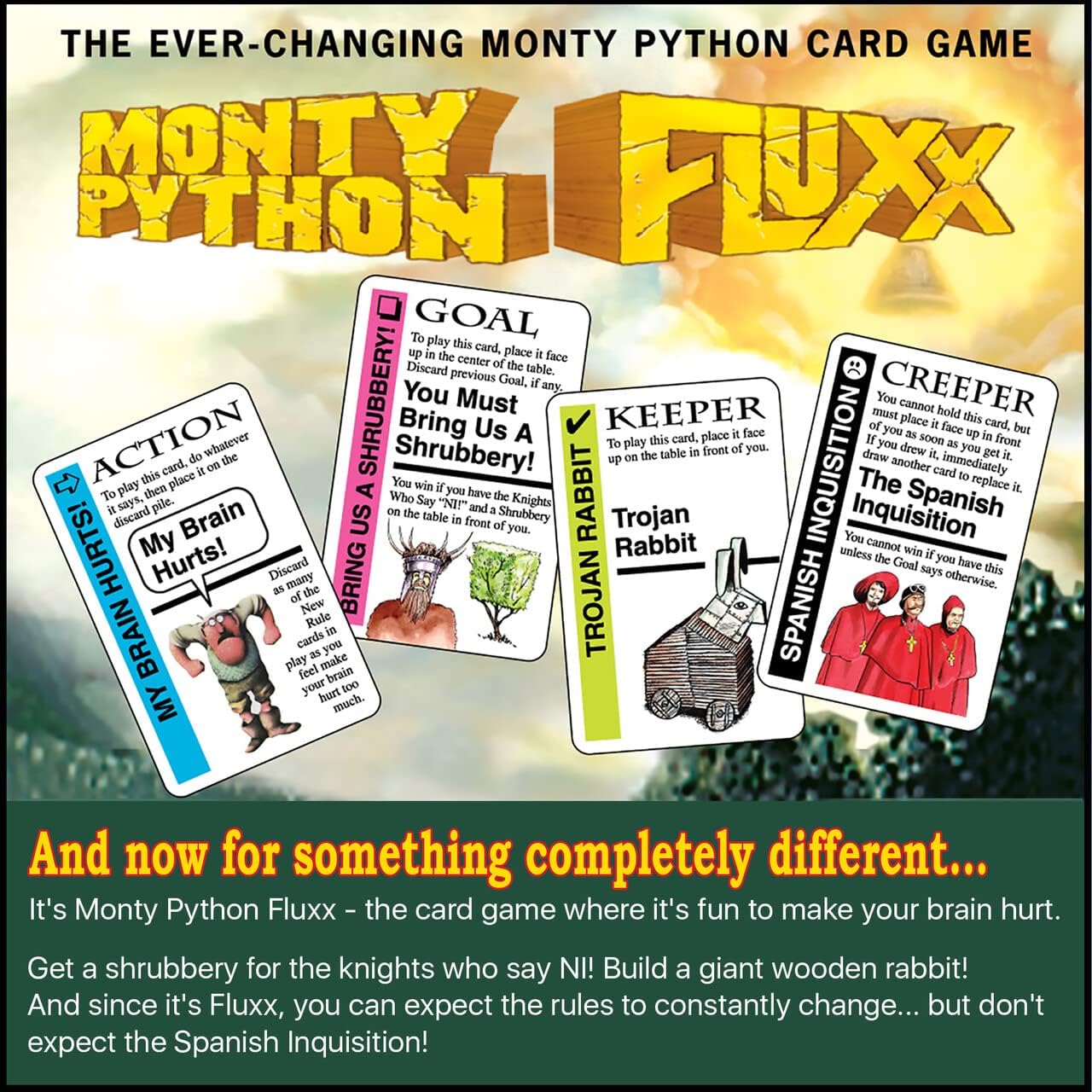 Monty Python Fluxx Card Game
