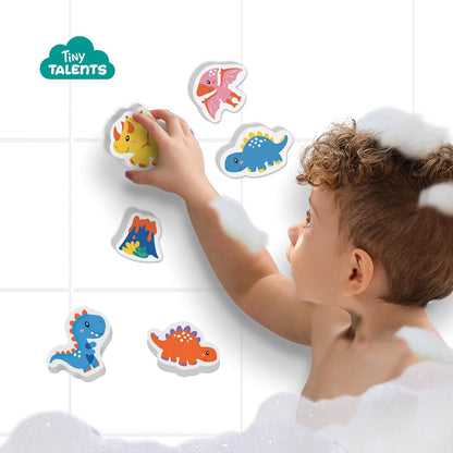 SES Creative 13214 Bath Dinos, Yellow, Small