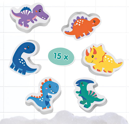 SES Creative 13214 Bath Dinos, Yellow, Small