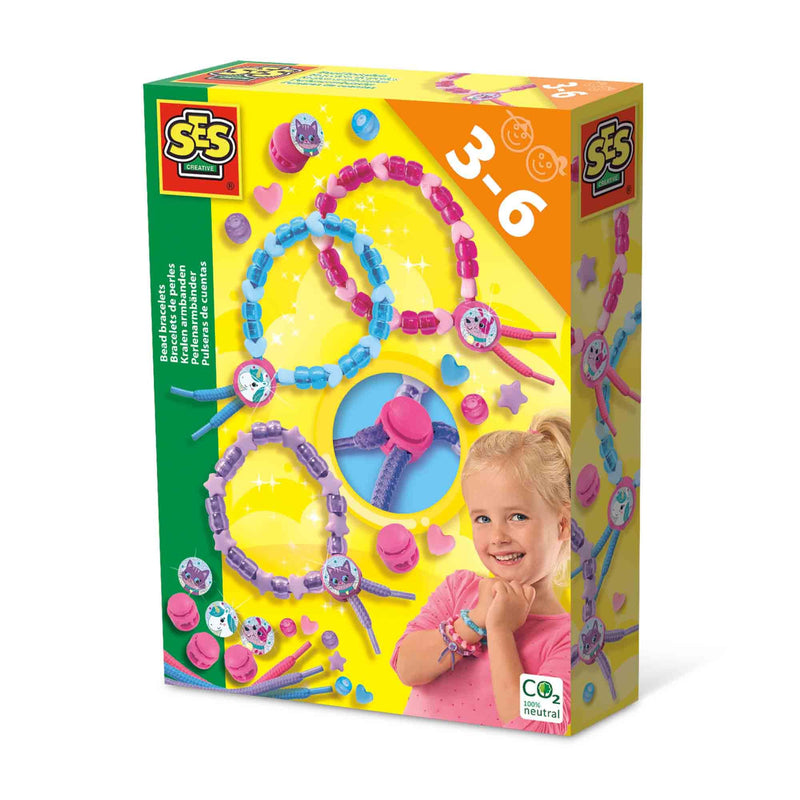 SES Creative 14047 Stars Perlenarmbänder, diverse Farben