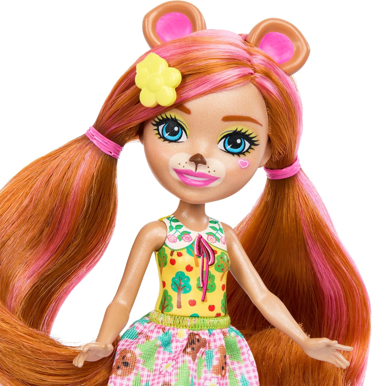 Enchantimals Dolls Doll and Animal Friend Figurine Small Doll with Removable Skirt and Accessories Gift for Kids HTP81