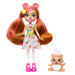 Enchantimals Dolls Doll and Animal Friend Figurine Small Doll with Removable Skirt and Accessories Gift for Kids HTP81