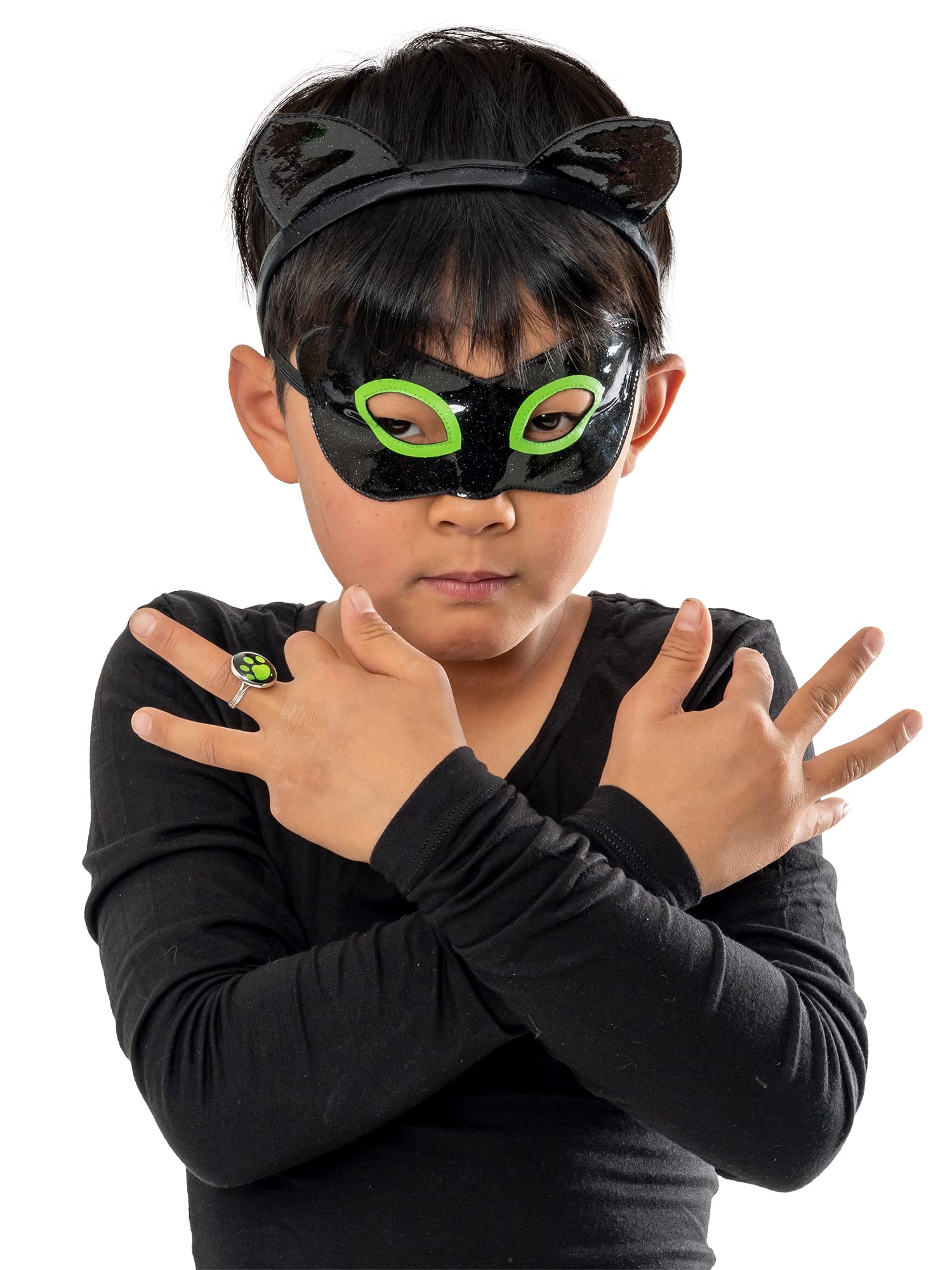 Rubies Official Miraculous Ladybug, Cat Noir Childs Accessory Set, Kids Fancy Dress Halloween Halloween