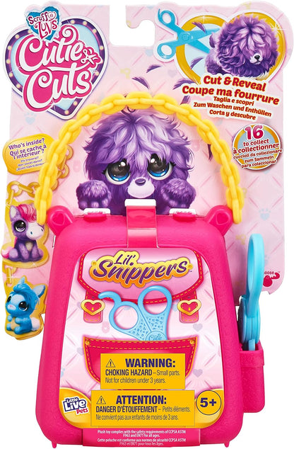 Little Live Pets Scruff-a-Luvs Cutie Cuts Lil Snippers Cut fur, reveal, groom & love plush rescue pet 30161