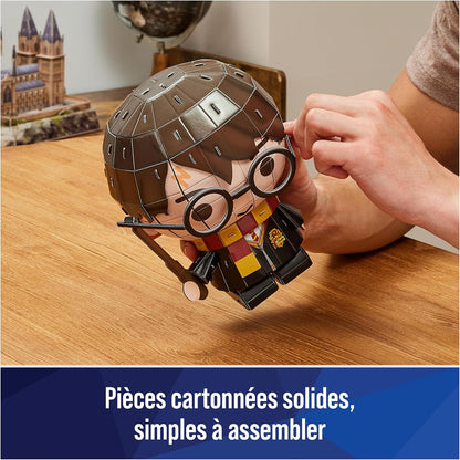 Build-4D 4D Build, Juego, 87 Piezas, Regalo de Harry Potter, decoración de Mesa, Juguete de construcción, Rompecabezas 3D para Adultos y Adolescentes, Color de la Cicatriz (Spin Master 6069824