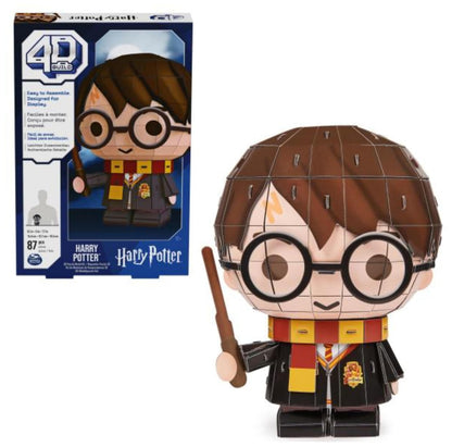 Build-4D 4D Build, Juego, 87 Piezas, Regalo de Harry Potter, decoración de Mesa, Juguete de construcción, Rompecabezas 3D para Adultos y Adolescentes, Color de la Cicatriz (Spin Master 6069824