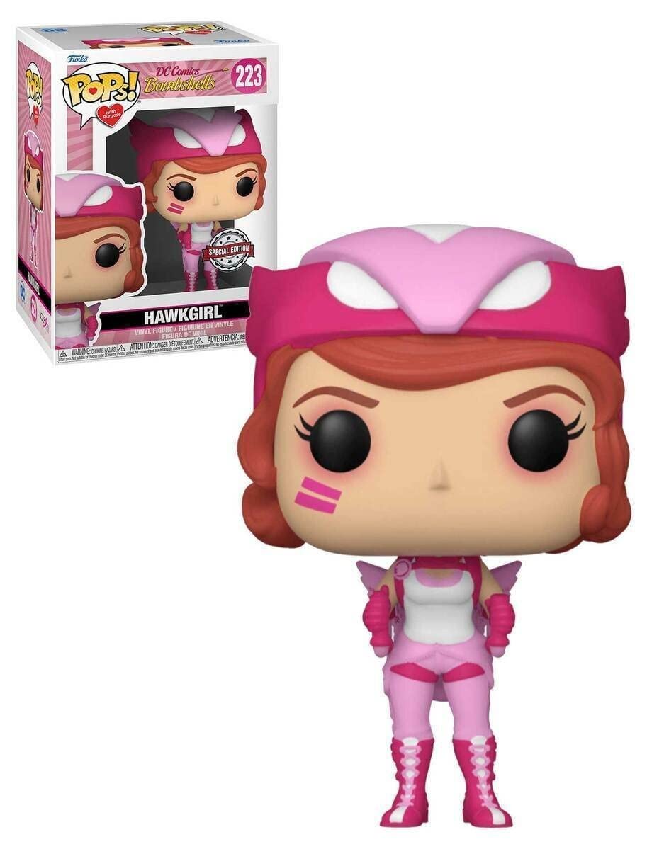 Funko Pop! Heroes: Bc Awareness - Dc Comics Bombshell Hawkgirl (Special Edition) #223 Vinyl Figure