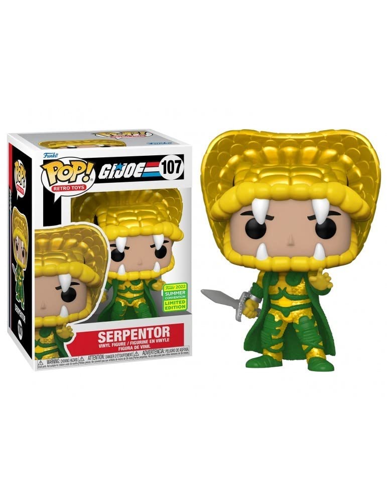 Pop Retro Toys G.I. Joe 3.75 Inch Action Figure Exclusive - Serpentor #107