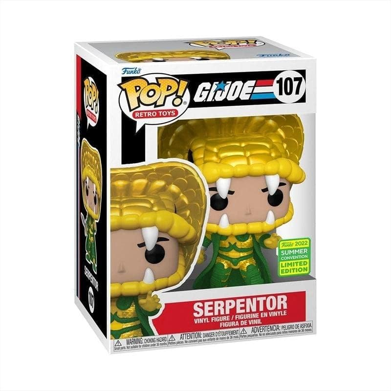 Pop Retro Toys G.I. Joe 3.75 Inch Action Figure Exclusive - Serpentor #107